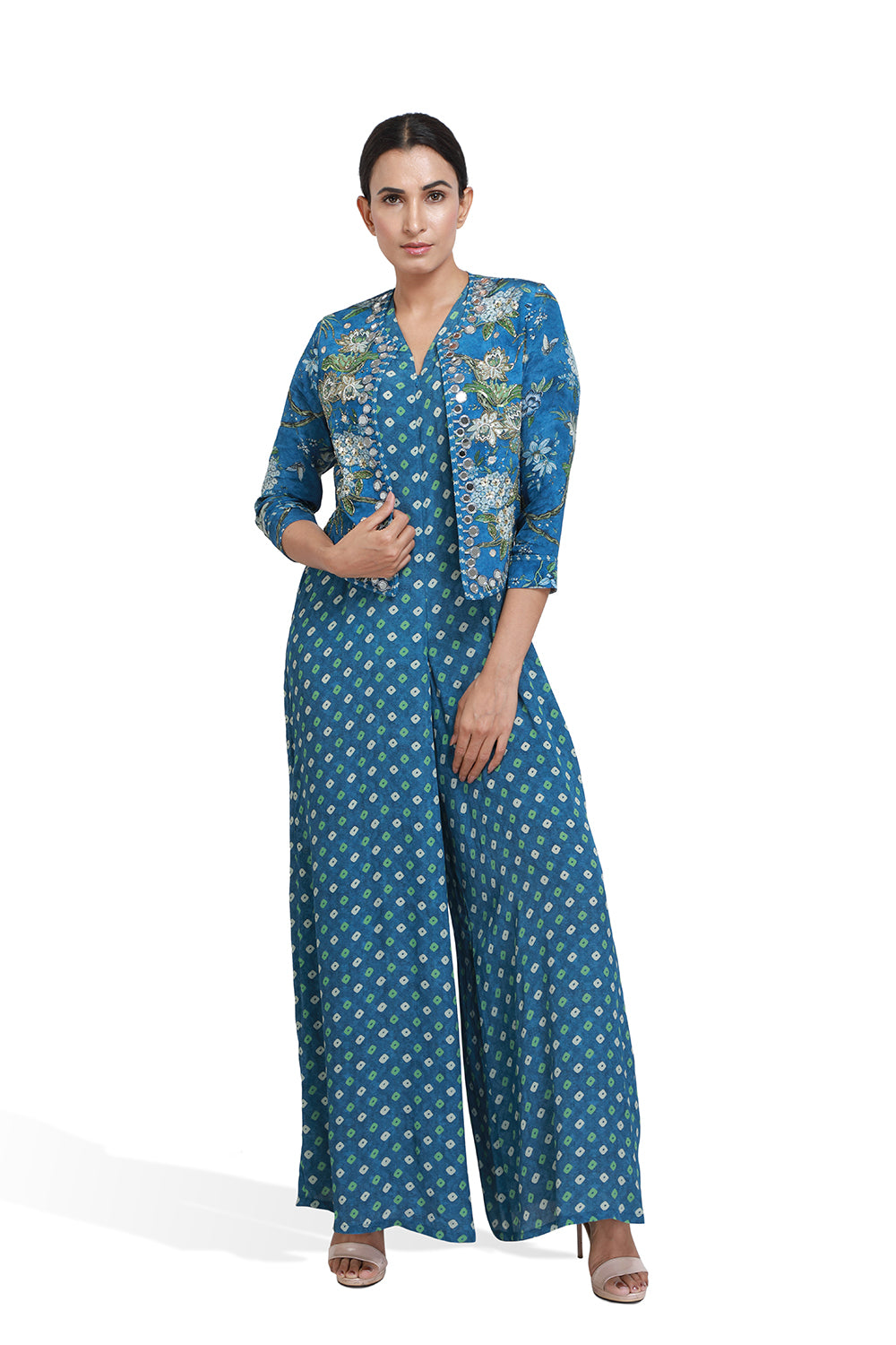 Reyva Bandhini Jacket Jumpsuit