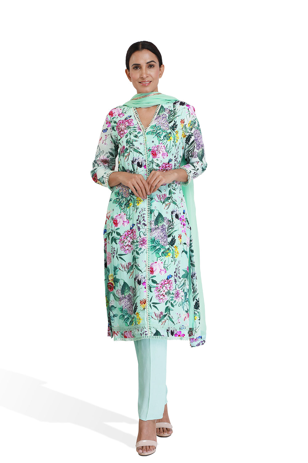 Meher Printed Long Kurta Set