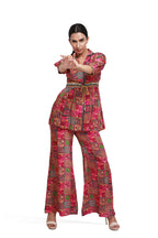 Kyra Square Print Belted Co-ord Set