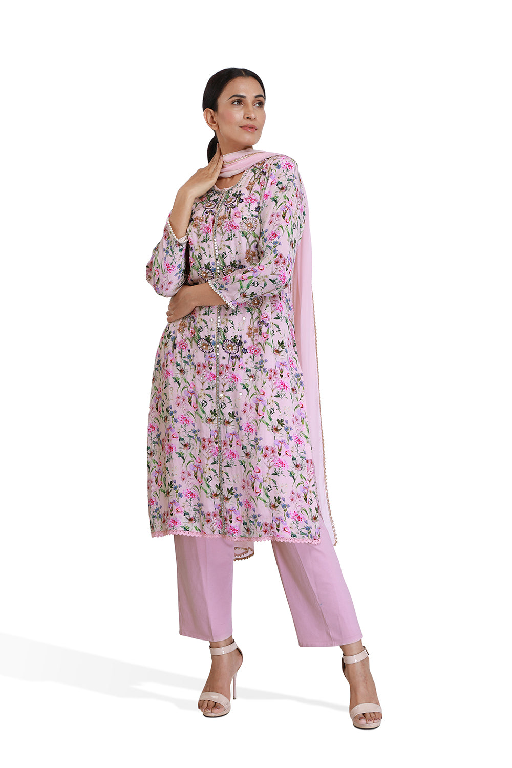 Saanvi Printed Long Kurta Set