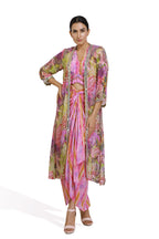 Naeli Cape Set with Draped Skirt