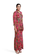 Kyra Square Print Belted Co-ord Set