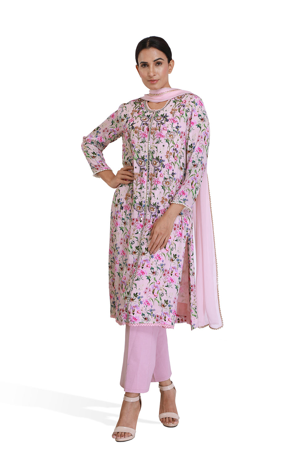 Saanvi Printed Long Kurta Set