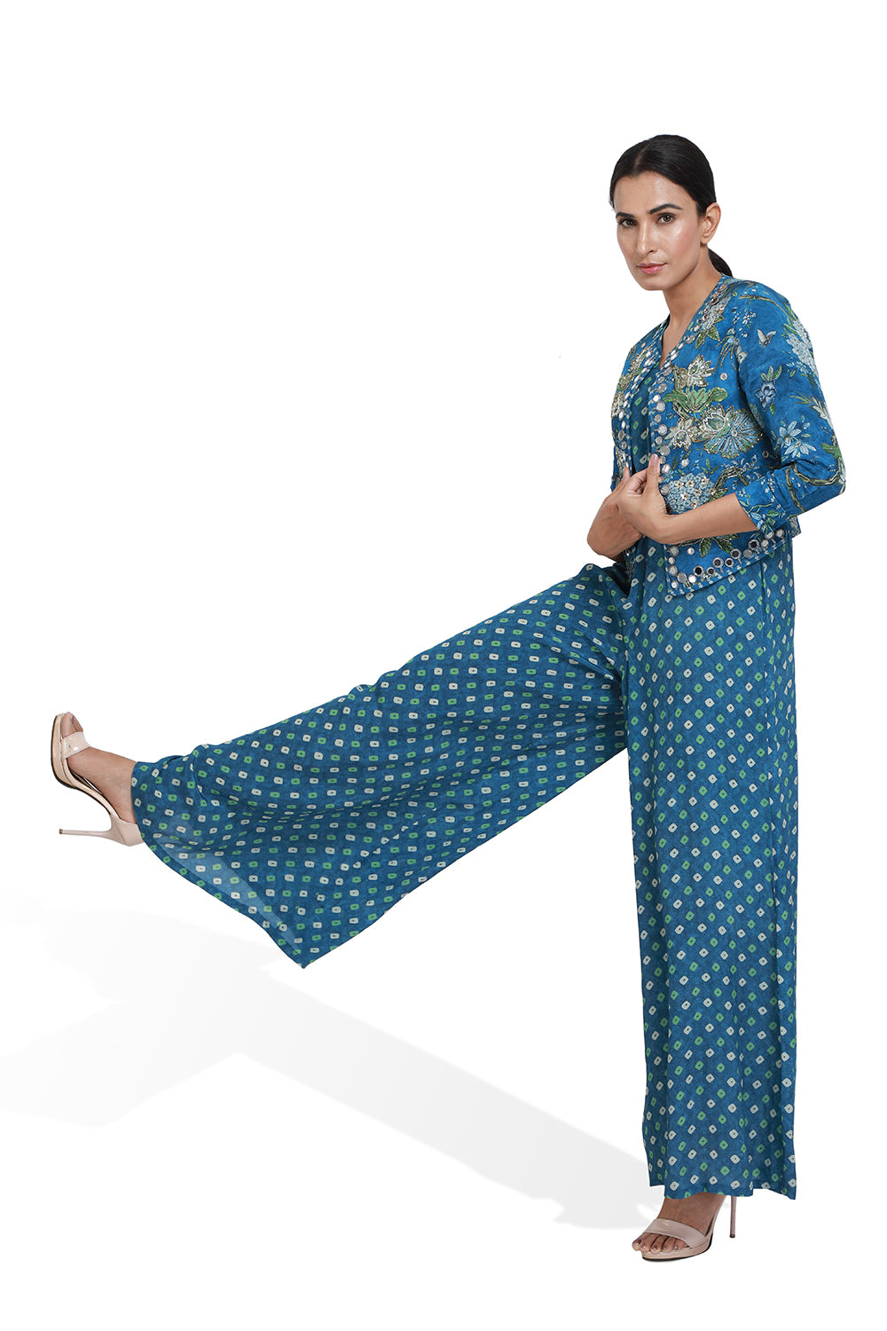 Reyva Bandhini Jacket Jumpsuit