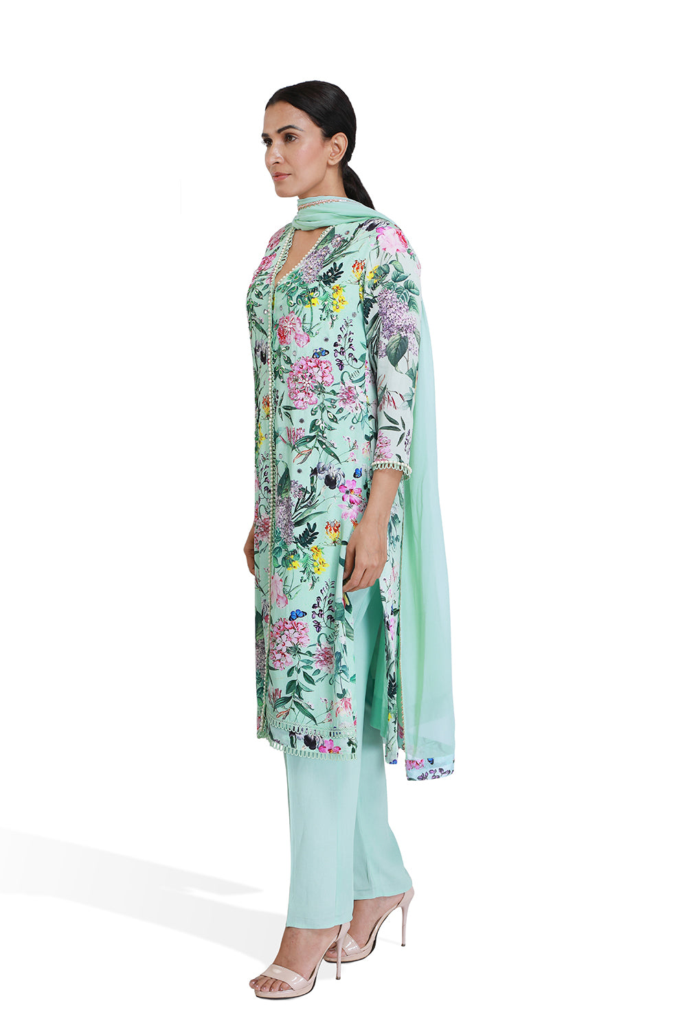 Meher Printed Long Kurta Set