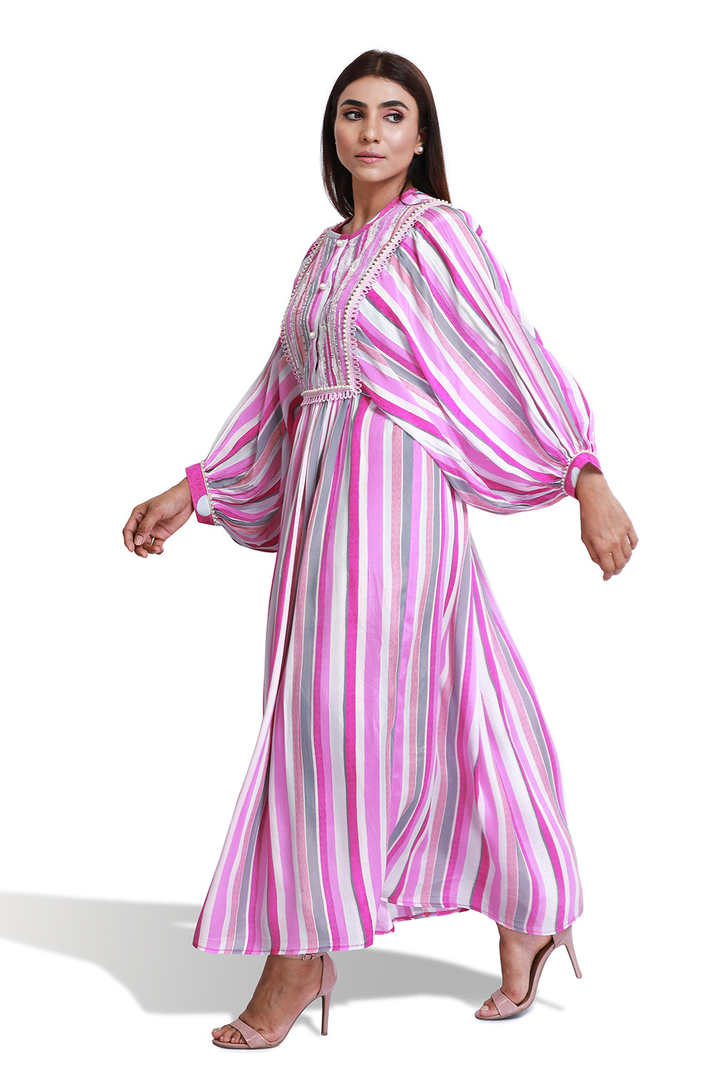 Nysa Balloon Sleeve Dress