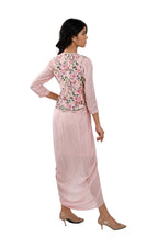Sia Bandhini Draped Dress