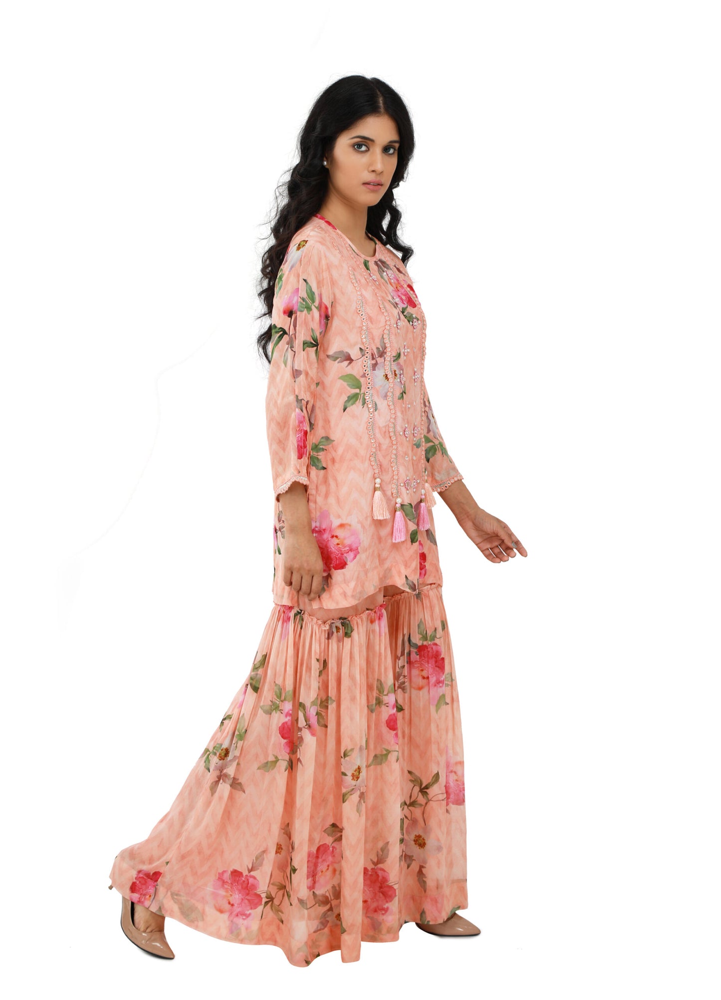 Peach and pink co-ord set - Set of 2