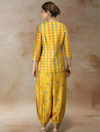Norah Embroidered Jacket Set with Balloon Pants