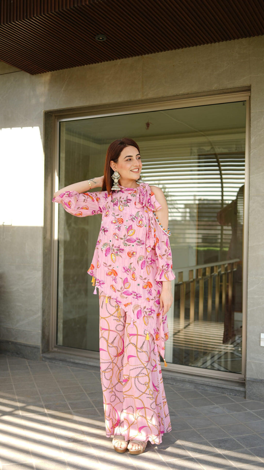 Myra Asymmetrical Co-ord Set