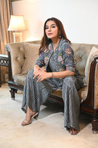 Kiyra Bandhini Jacket Jumpsuit