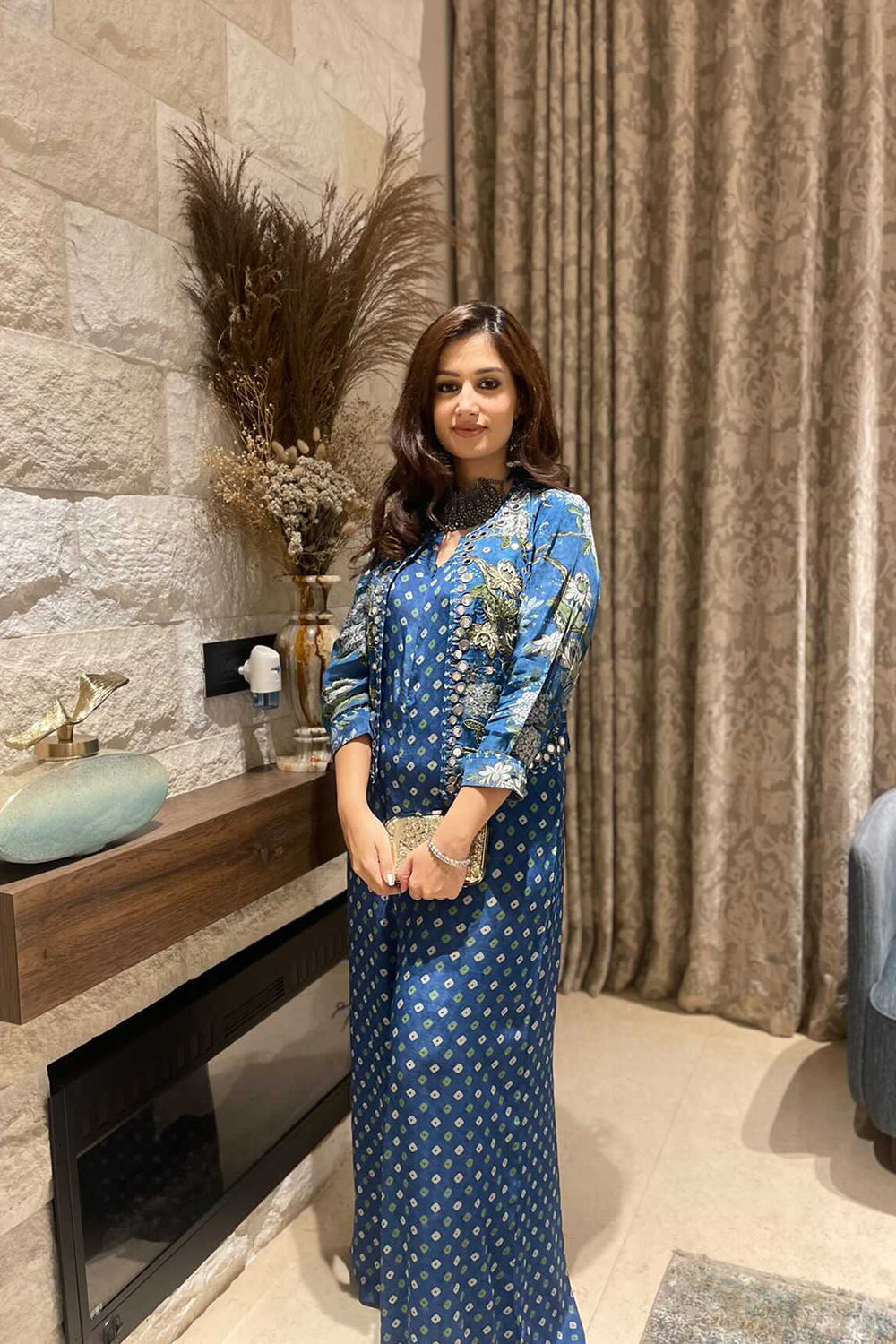 Reyva Bandhini Jacket Jumpsuit