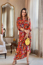 Rhea Draped Dress