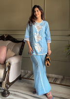 Priya Linen Kurta Set