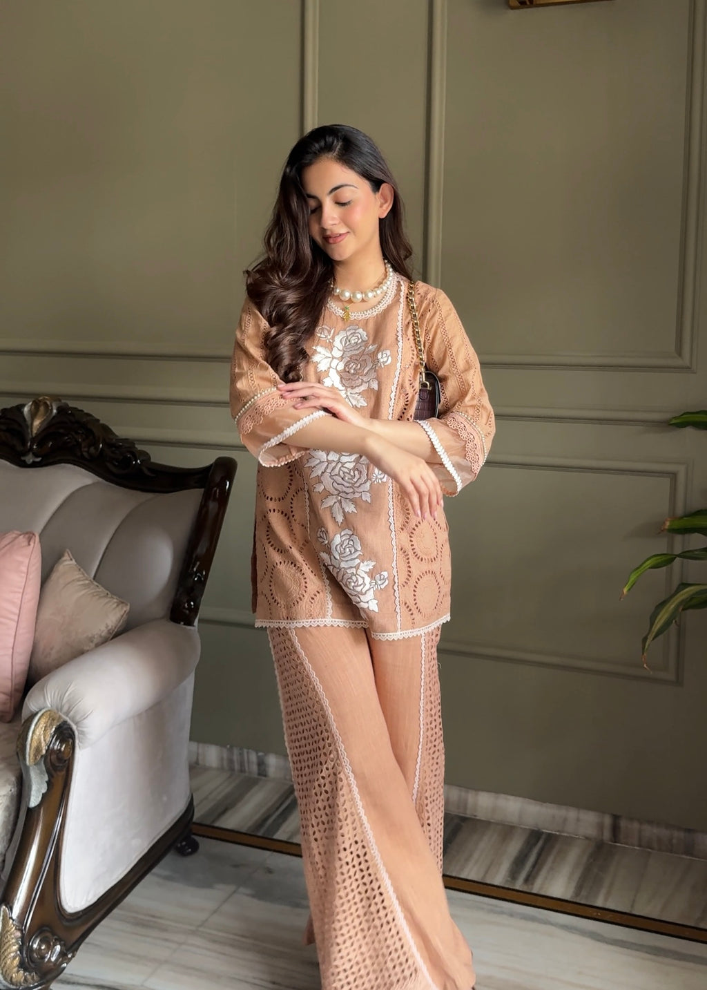 Keya Linen Kurta Set