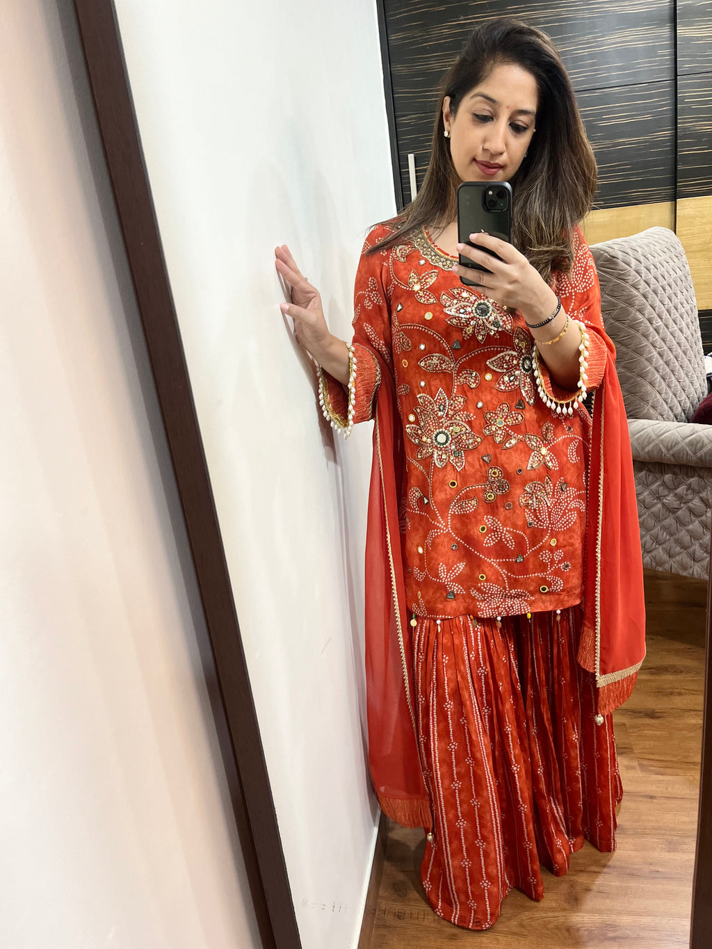 Roohi Bandhini Sharara Set