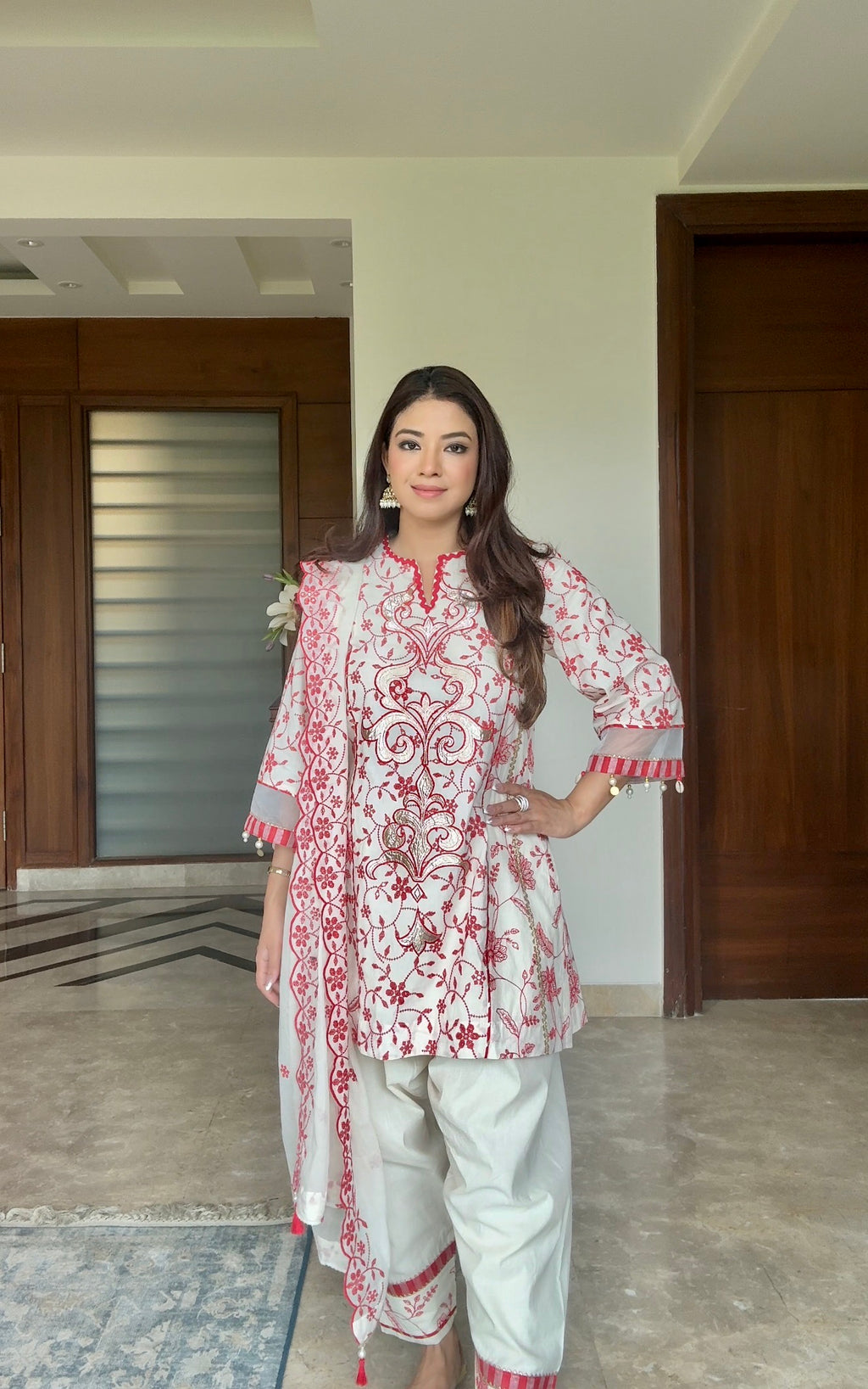 Ishani Patchwork Embroidered Kurta Set