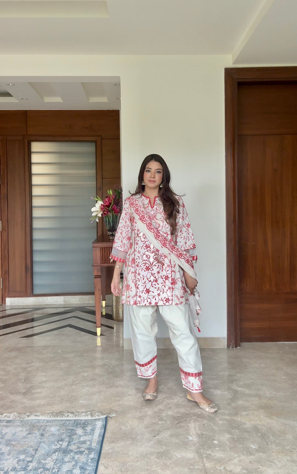 Ishani Patchwork Embroidered Kurta Set