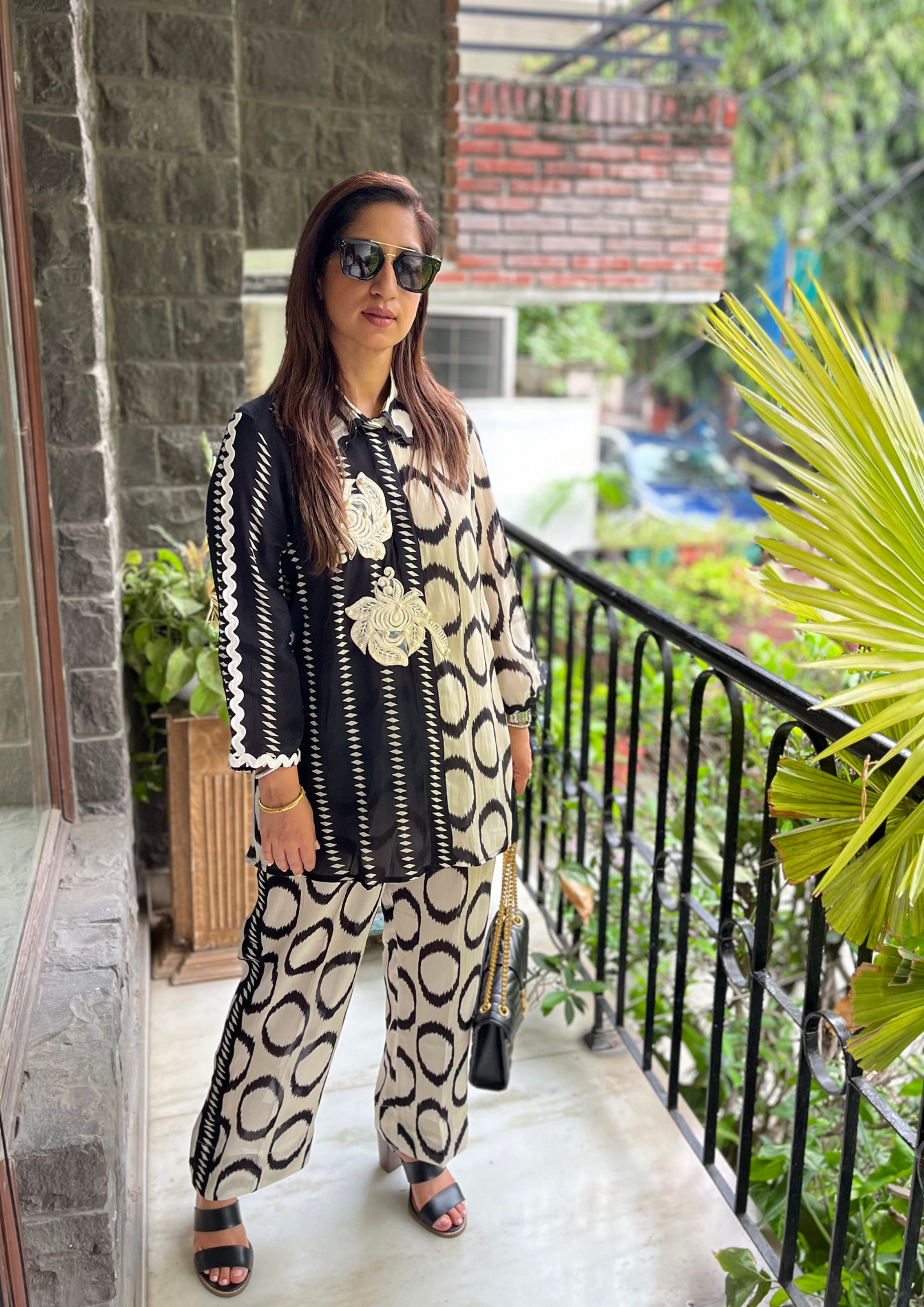 BLACK AND WHITE PRINT CO-ORD SETS