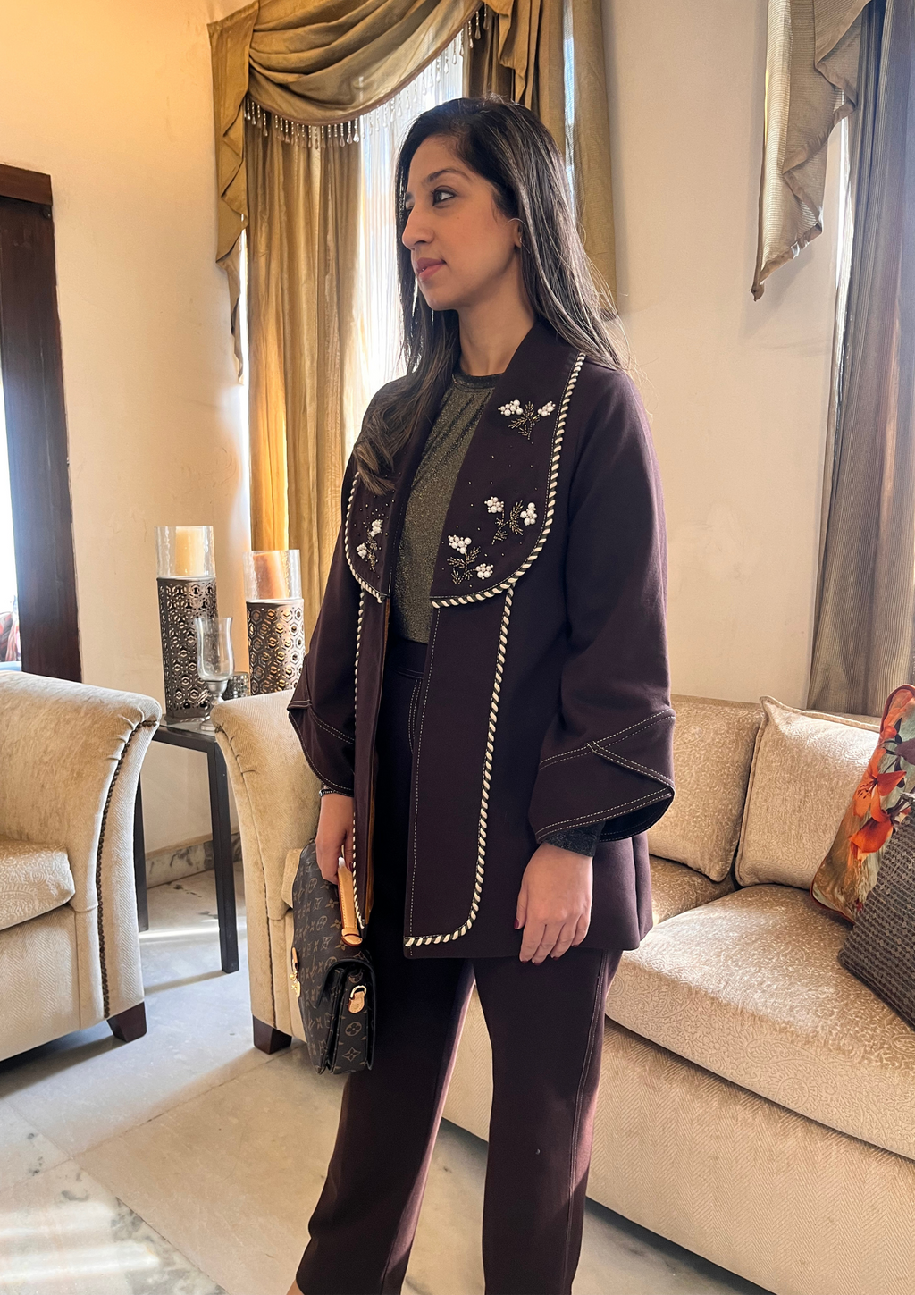 Maira Relaxed Coat Set