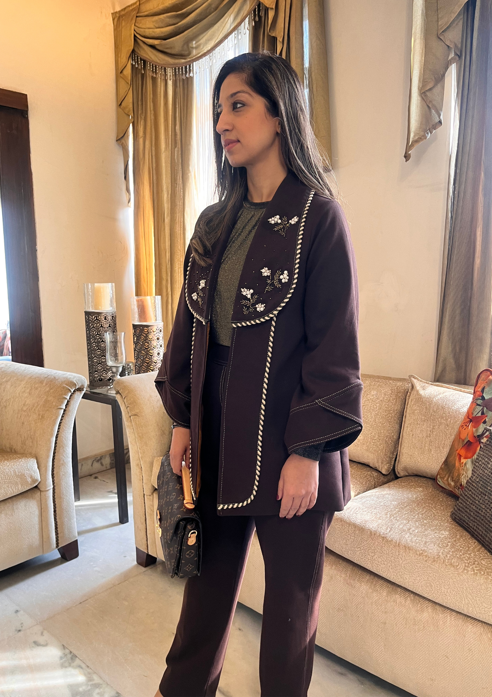 Maira Relaxed Coat Set