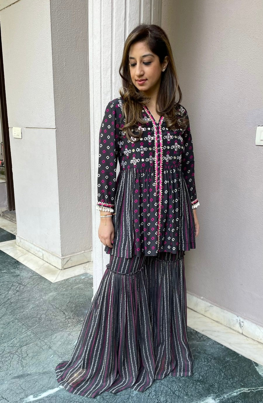 Ivara Bandhini Sharara Set