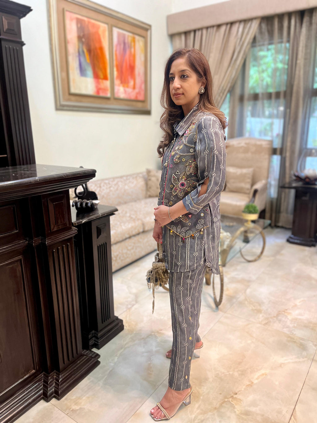 Arohi Bandhini Jacket Co-ord Set