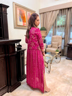 Zehra Bandhini Dress with Jacket