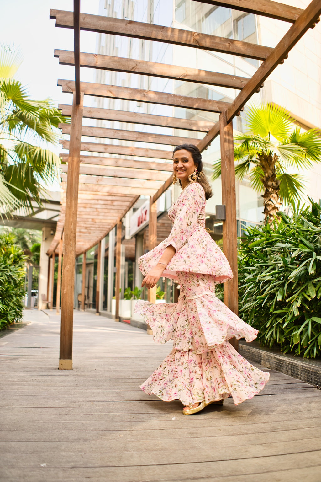 Saeli Layered Sharara Set