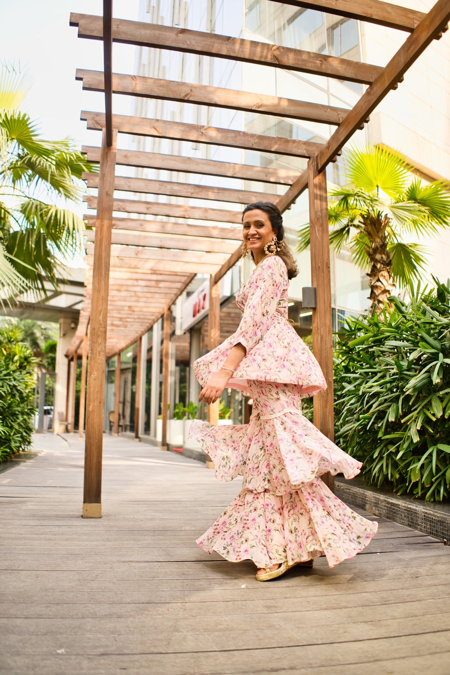 Saeli Layered Sharara Set